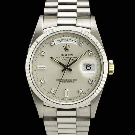 rolex 18239 white gold.